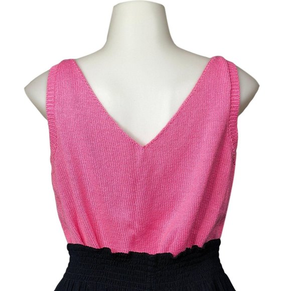 Vintage French Creek Pink Sweater Vest Knit Top, L - Picture 4 of 10